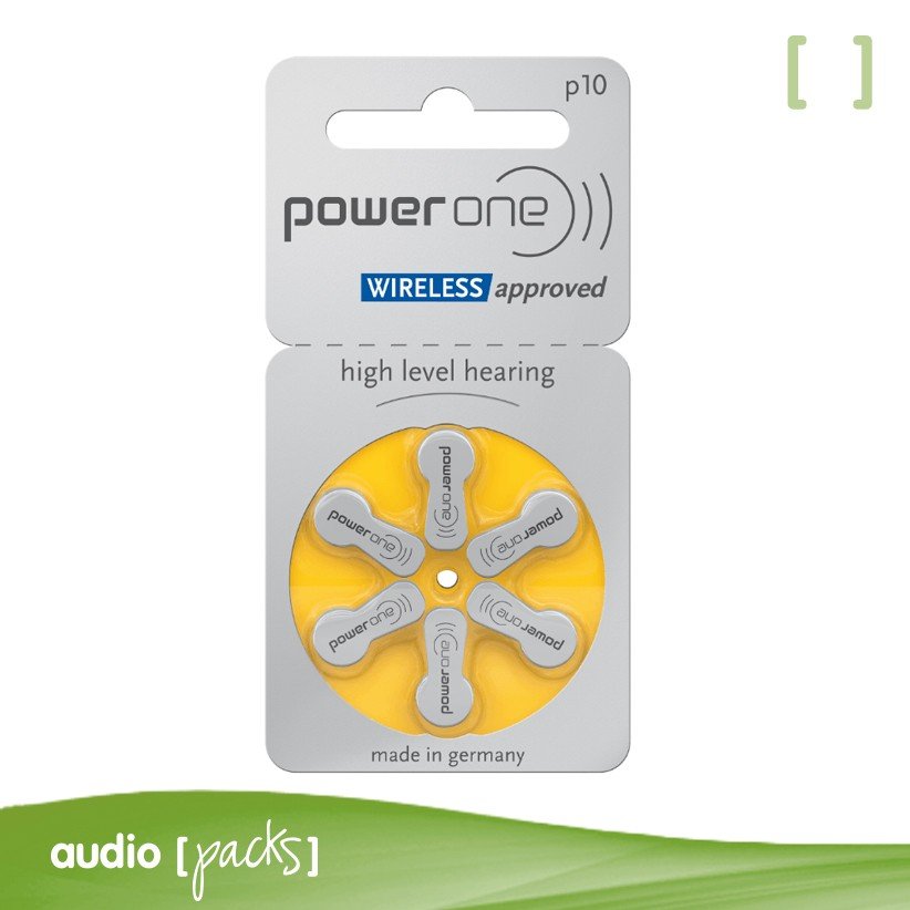 240 pilas amarillas para audífonos (10) Powerone
