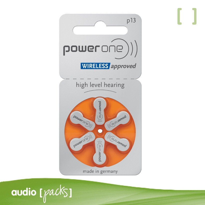 300 pilas naranjas para audífonos (13) Powerone