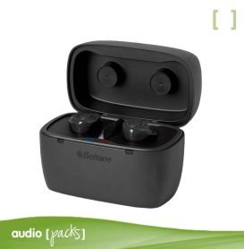 Cargador Personalizado Beltone para audífonos intrauriculares (ITE/ITC) de las familias Beltone Serene™ y Beltone Achieve™, con carga rápida e indicadores LED.